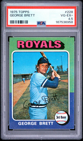 George Brett - 1975 Topps #228 PSA 4.5