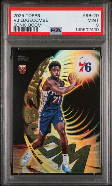 Vj Edgecombe - 2025 Topps Sonic Boom #SB-20 PSA 9