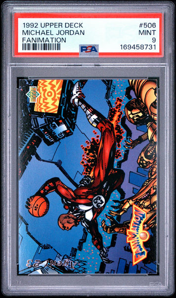Michael Jordan - 1992 Upper Deck Fanimation #506 PSA 9