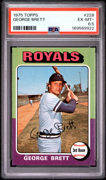 George Brett - 1975 Topps #228 PSA 6.5