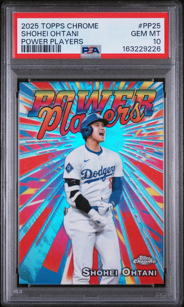 Shohei Ohtani - 2025 Topps Chrome Power Players #PP25 PSA 10