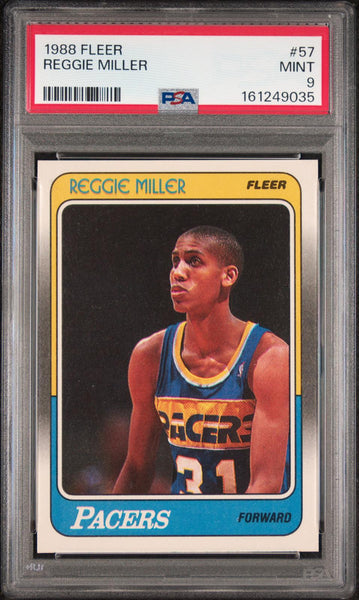 Reggie Miller - 1988 Fleer #57 PSA 9