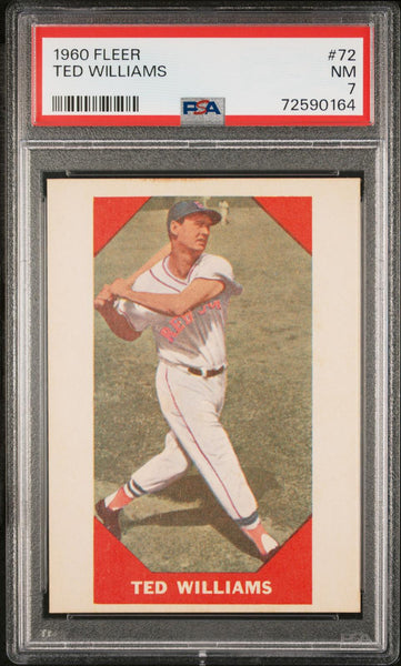 Ted Williams - 1960 Fleer #72 PSA 7