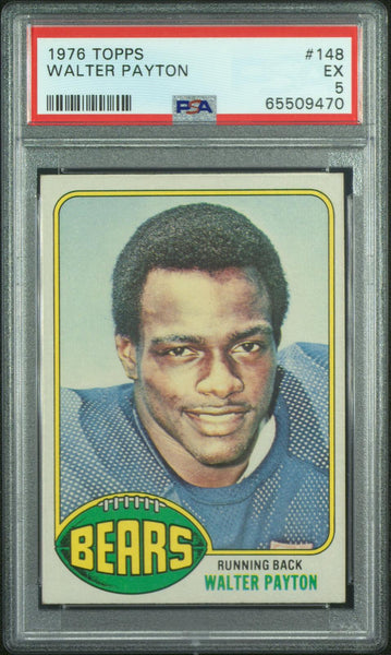 Walter Payton - 1976 Topps #148 PSA 5