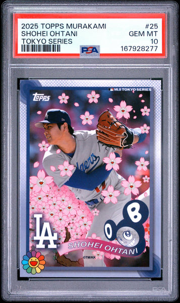 Shohei Ohtani - 2025 Topps Takashi Murakami  Tokyo Series #25 PSA 10