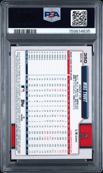 Mike Trout - 2026 Topps #350 PSA 10