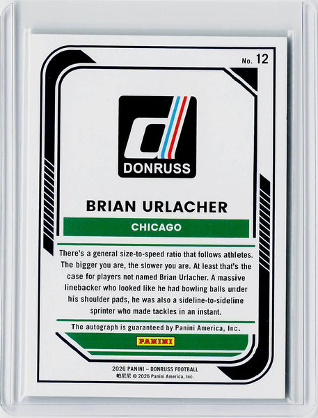 Brian Urlacher - 2026 Donruss Auto /75