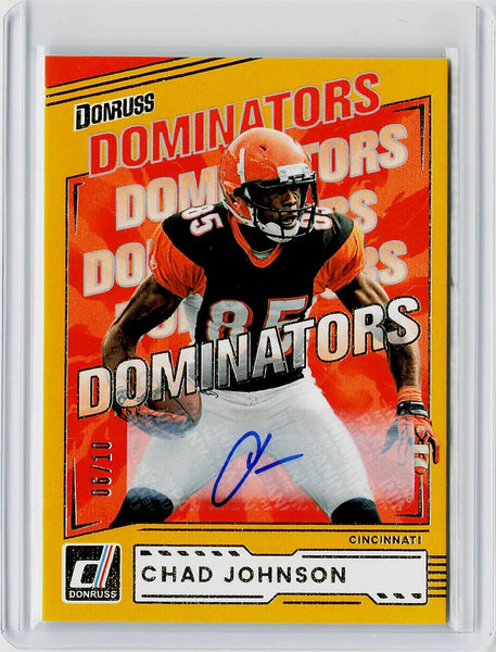 Chad Johnson - 2026 Donruss Football Gold Dominators /10