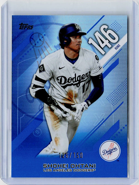 Shohei Ohtani - 2026 Topps #CN-9 Crooked Numbers Blue Foil #/150