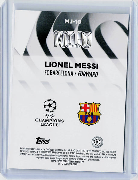 Lionel Messi - 2024-25 Topps UEFA Club Competitions #MJ-10 Mojo