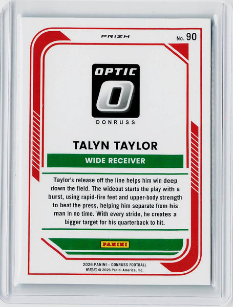 Talyn Taylor - 2026 Donruss Football Peacock