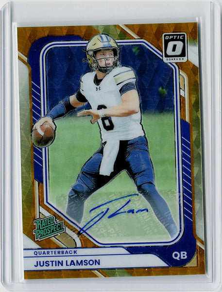 Justin Lamson - 2026 Donruss Optic Gold Auto /10