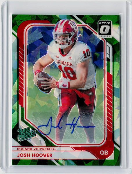 Josh Hoover - 2026 Donruss Optic Green Ice Auto /25