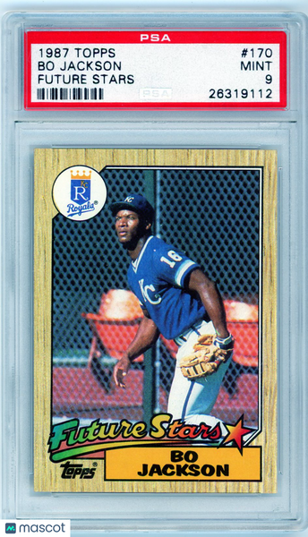Bo Jackson - 1987 Topps Future Stars PSA 9