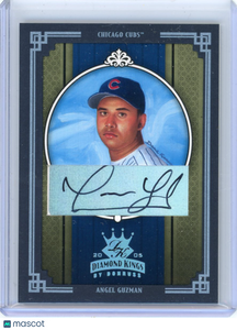 Angel Guzman - 2005 Donruss Diamond Kings 1/1 Platinum Autograph