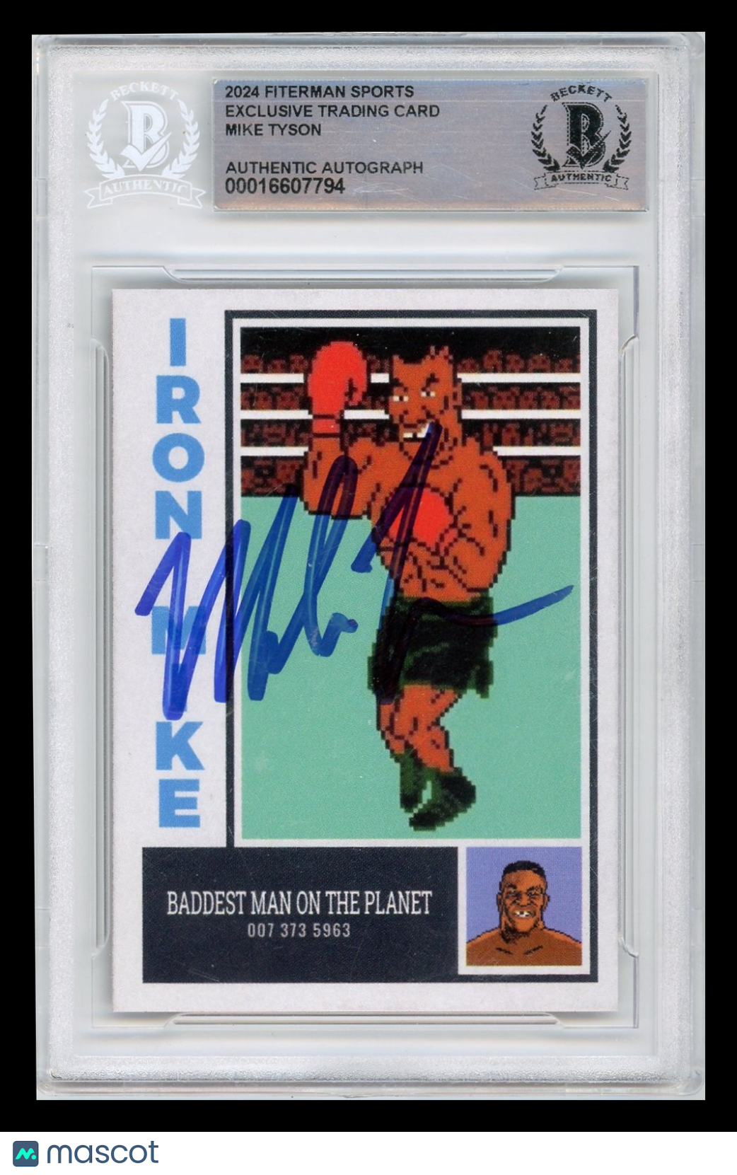 Tyson, Mike - 2024 Fiterman Sports Exclusive Trading Card BGS 0