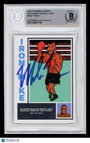 Tyson, Mike - 2024 Fiterman Sports Exclusive Trading Card BGS 0