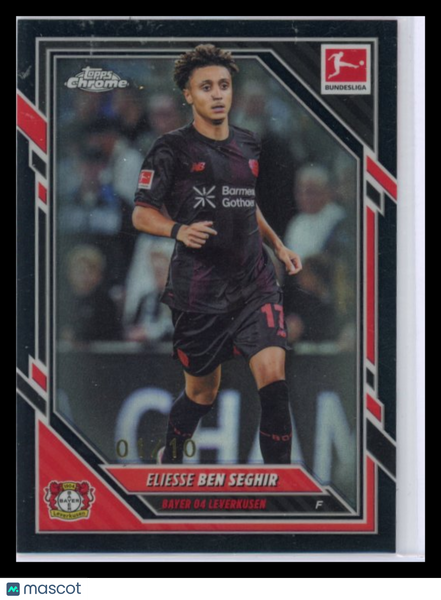 Eliesse Ben Seghir - 2026 Topps Chrome Bundesliga Black Refractor /10