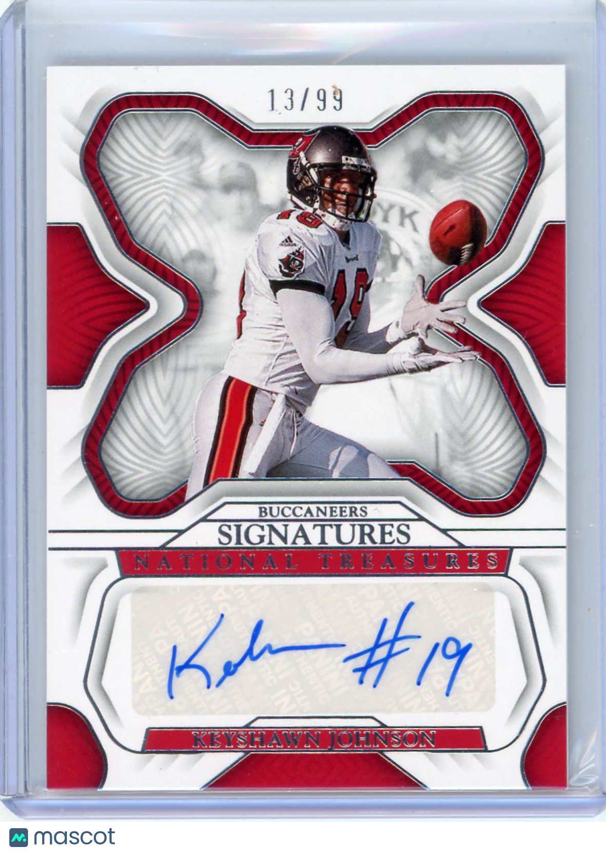 Keyshawn Johnson - 2023 Panini National Treasures Signatures Autograph 13/99