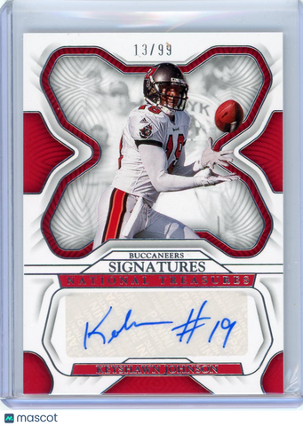 Keyshawn Johnson - 2023 Panini National Treasures Signatures Autograph 13/99