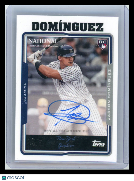 Jasson Domínguez - 2024 Topps 2005 Anniversary Card National Auto 04/50 RC