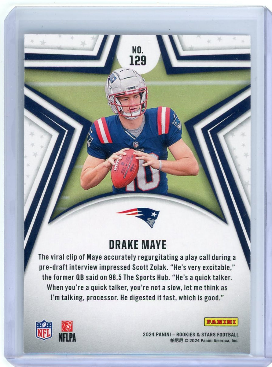Drake Maye - 2024 Panini Rookies & Stars Rookie Cracked Ice FOTL 09/18 ...