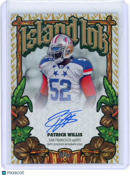 Patrick Willis - 2026 Topps Island Ink Auto