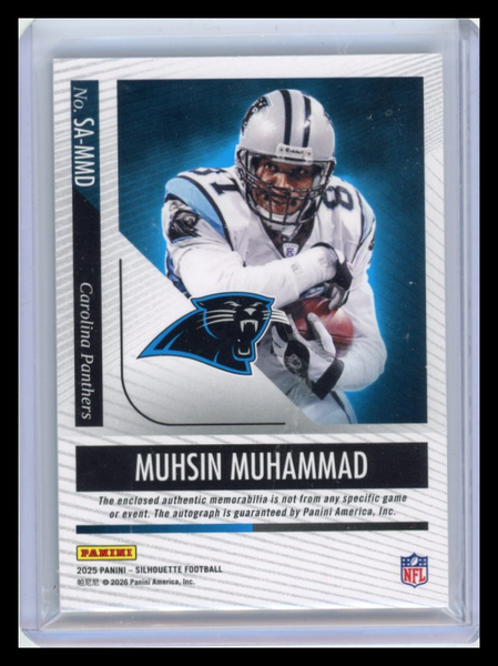 Muhsin Muhammad - 2026 Panini Silhouette Auto Jersey /199