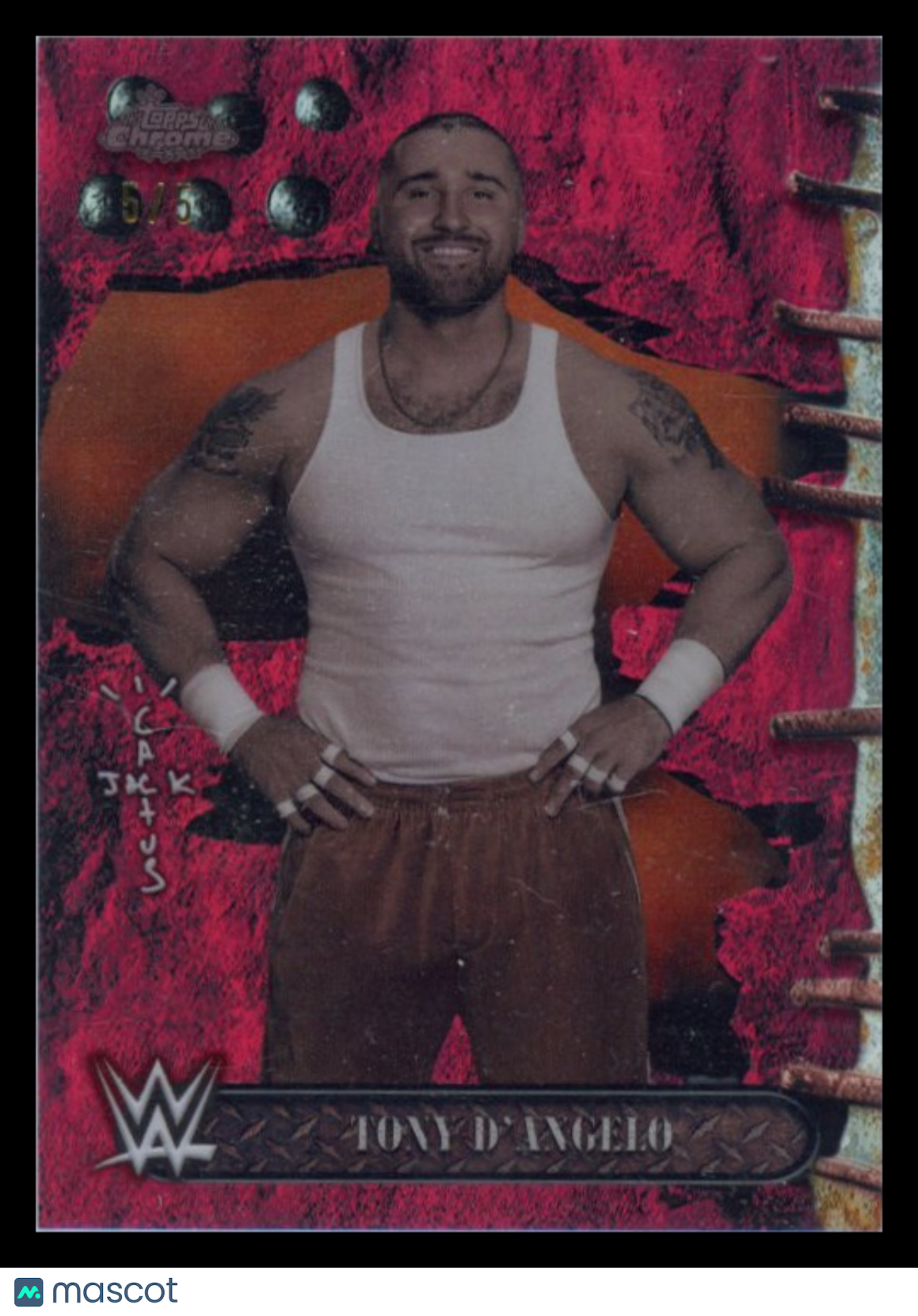 Tony D'Angelo - 2025 Topps Chrome WWE CACTUS JACK RED /5