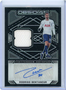 Rodrigo Bentancur - 2021-22 Panini Obsidian 2022 Autograph 114/149 Patch JA-RBC