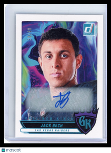 Jack Bech - 2025 Panini Donruss Gridiron Kings Rookie Autograph 30/49