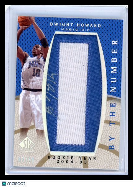 Dwight Howard - 2007-08 Upper Deck SP Game Used Edition 2008 Auto Patch 07/50