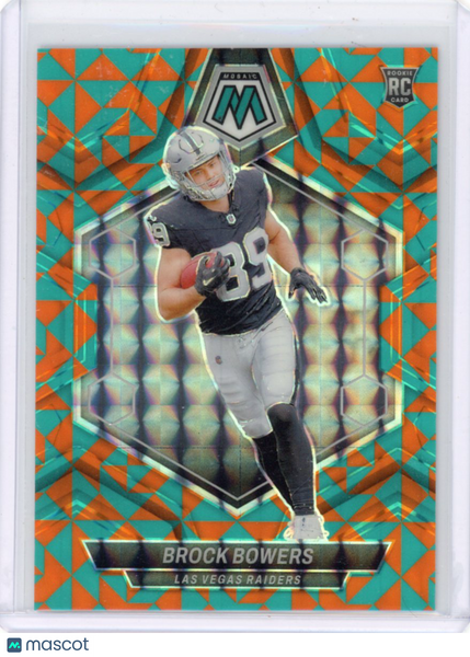 Brock Bowers - 2024 Mosaic Rookie Tessellation /15
