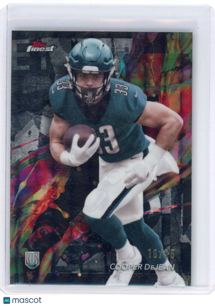 Cooper Dejean - 2024 Finest Football Black Geometric Rookie /25