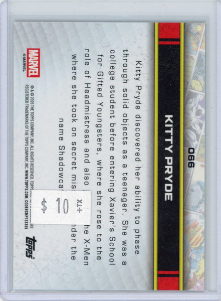 Kitty Pryde - 2026 Marvel Chrome Gold Raywave /50