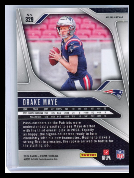 Drake Maye - 2024 Panini Prizm Football Green Rookie