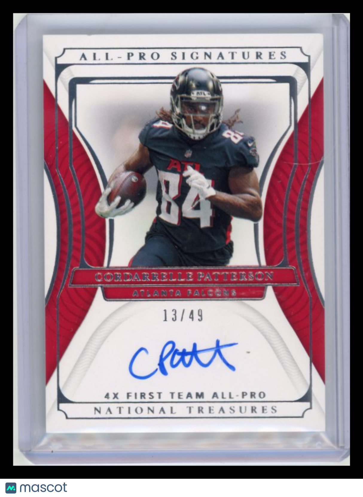 Cordarrelle Patterson - 2021 Panini National Treasures All-Pro Signatures 13/49