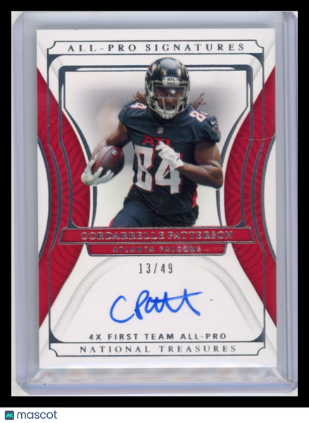 Cordarrelle Patterson - 2021 Panini National Treasures All-Pro Signatures 13/49