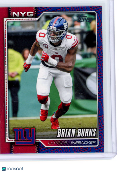 Brian Burns - 2026 Topps Flagship Team Logo SP