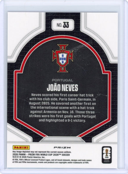 Joao Neves - 2026 Fifa World Cup Prizm National Pride