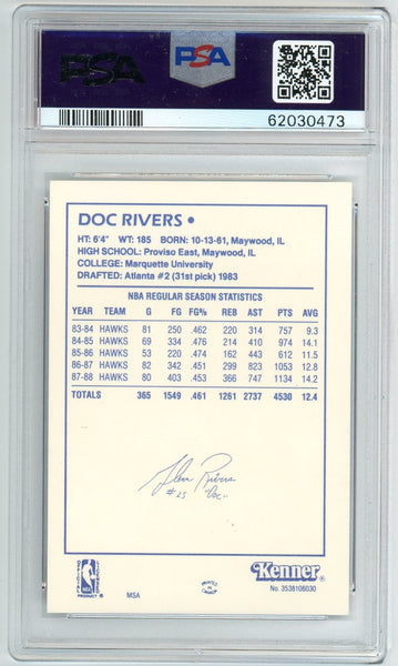 Doc Rivers - 1988 Kenner Starting Line-Up Lineup PSA 9