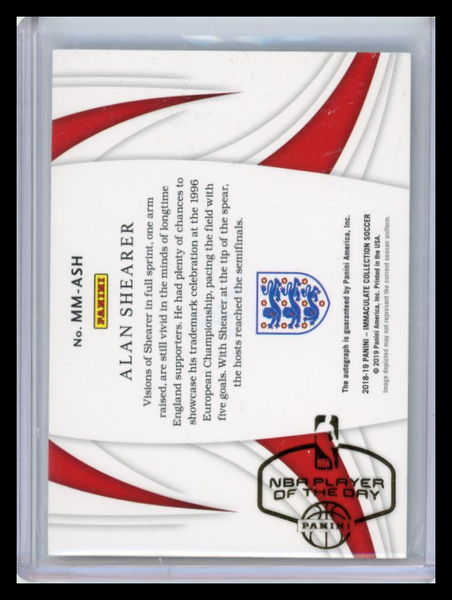 Alan Shearer - 2018 Panini Immaculate Collection Modern Marks 25 / 50