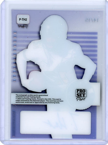 Travis Hunter - 2023 Leaf Pro Set Platinum Pure Rookie Auto Autograph 14/15