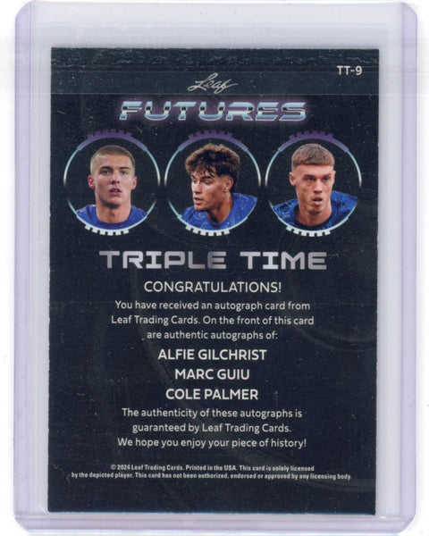 Cole Palmer / Guiu / Gilchrist - 2024 Leaf Futures Auto 6/7