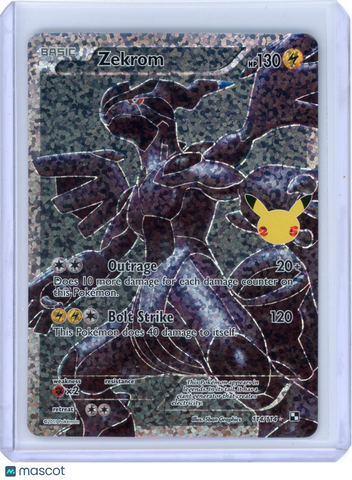 2016 Pokemon Celebrations Zekrom #114/114 Classic Collection LP