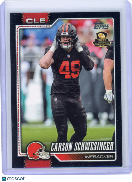 Carson Schwesinger - 2026 Topps Flagship Black /70