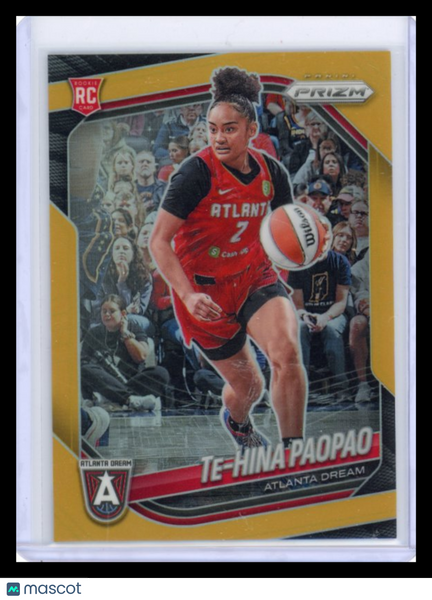 Te-Hina Paopao - 2025 Panini Prizm Gold Rookie 06/10 RC