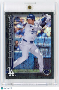 Shohei Ohtani  2025 Topps Black Holo Foil 10/10