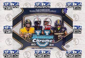 2024 Football Bowman Chrome University Breaker's Delight Box