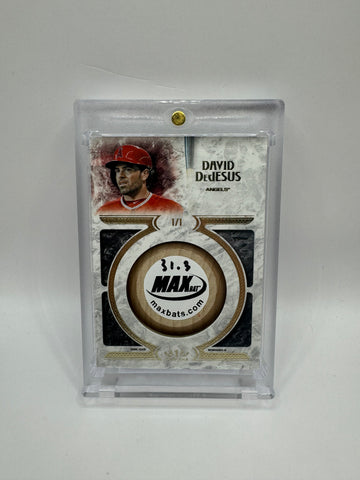 DAVID DEJESUS - 2016 Baseball Tier One Bat Knob 1/1